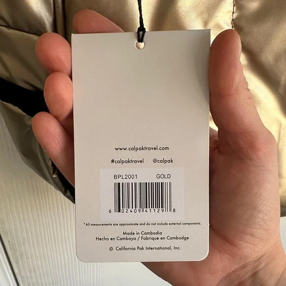 Calpak Gold Luka Backpack 15-Inch Laptop - Picture 5 of 12